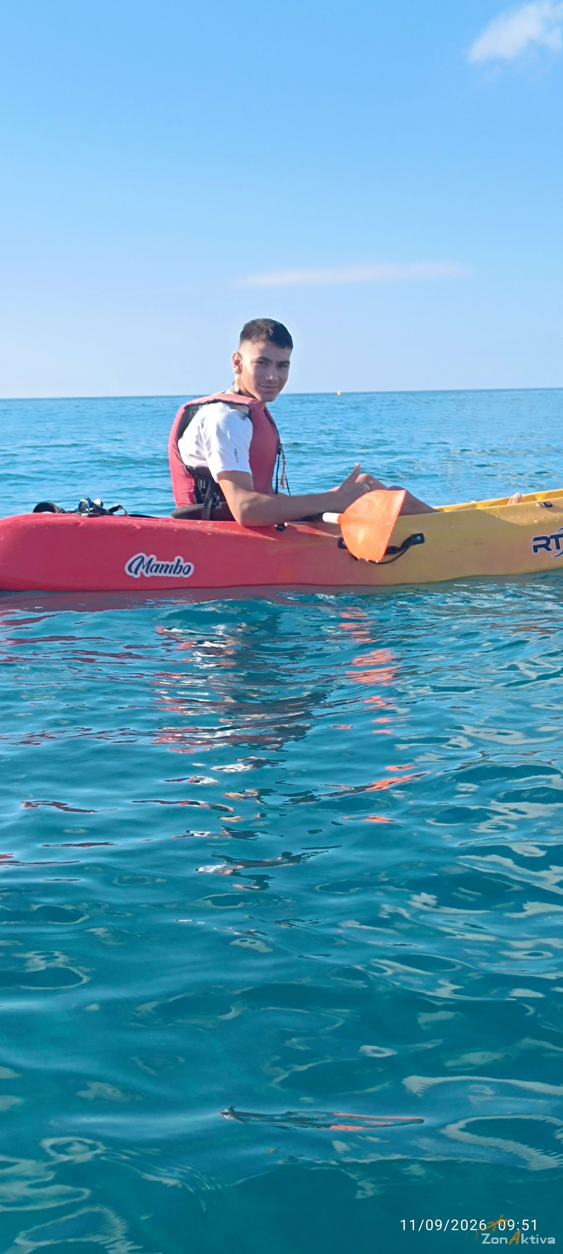 Kayaking in La Fabriquilla Arrecife de las Sirenas – 11 September 2026